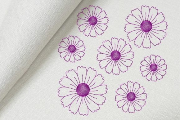 Charming Daisies: A Versatile Floral Embroidery Design