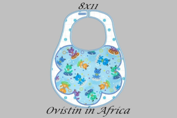 Charming Floral Style Adorable Baby Bib Large