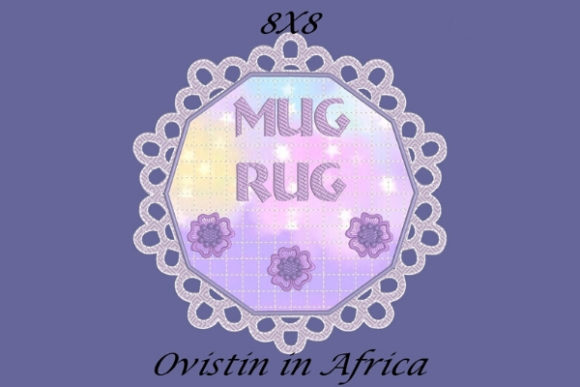 Charming FSL Mug Rug: A Stylish Addition