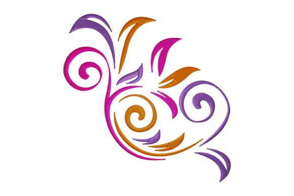 Flower Decoration: A Charming Embroidery Design