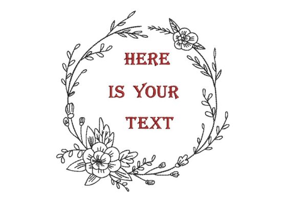 Flower Frame: A Versatile Embroidery Design for Crafters