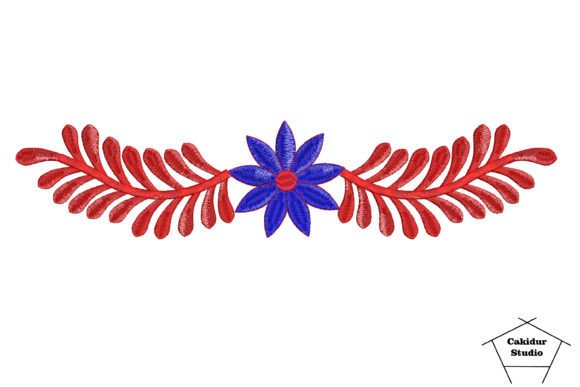 Flying Star Border: A Premium Embroidery Accent