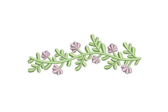 Pink Flower Wreath: A Charming Embroidery Design