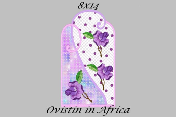 Review: Cute Purple Floral Applique Placemat