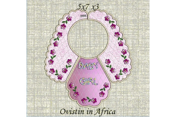 Sweet Pink Floral Baby Bib: A Charming Addition